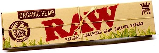 Raw Natural Organic Hemp King Size Slim