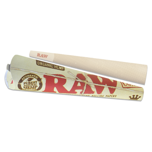 Raw Natural King Size Cones Hemp